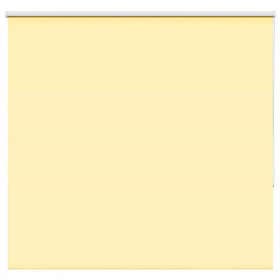 vidaXL Rullgardin mörkläggningsgul 165x175 cm tyg bredd 161,6 cm