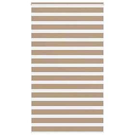 vidaXL Rullgardin zebra 125x200 cm tyg bredd 120,9 polyester