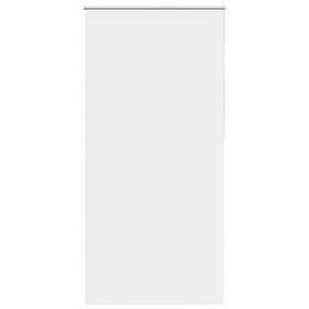 vidaXL Rullgardin mörkläggning vit 110x230 cm tygbredd 105,7 cm