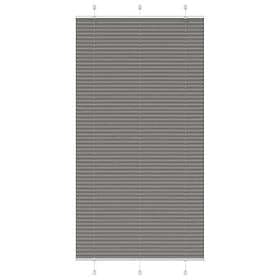 vidaXL Plisserad persienn antracit 110x200 cm tyg bredd 109,4 cm