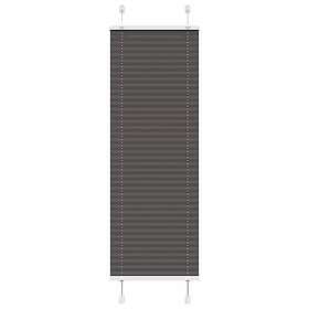 vidaXL Plisserad persienn svart 50x100cm tyg bredd 49,4cm polyester