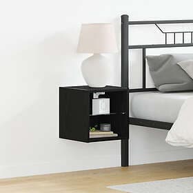 vidaXL LED TV-skåp 2 pcs Black Oak 30x28.5x30 cm Engineered wood