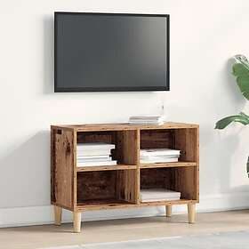 vidaXL TV Stand with wooden legs reclaimed wood 69.5x30x50 cm
