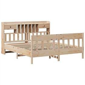 vidaXL Bed Frame without Mattress 180x200 cm Super King Solid Wood Pine 3323251