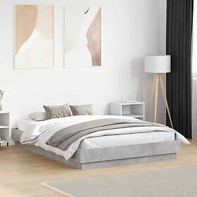 vidaXL Bed Frame without Mattress Concrete Grey 120x190 cm Small Double