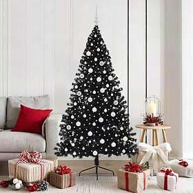 vidaXL Artificial Tree Black 180cm