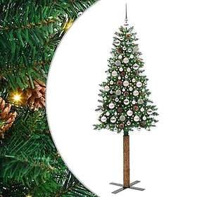 vidaXL Slim 180cm Green 300 LEDs