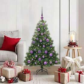 vidaXL Artificial Tree Green 120cm 150 LEDs