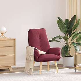 vidaXL Armchair Red 69 x 74 x 93 cm Fabric