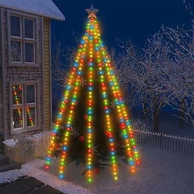 vidaXL Artificial Tree Colorful 500cm 500 LEDs