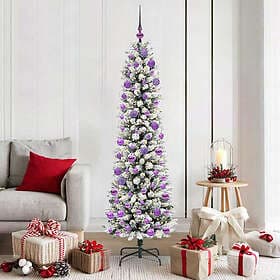 vidaXL Artificial Tree Green and White 180cm