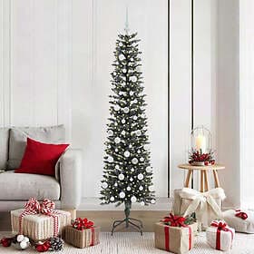 vidaXL Artificial Tree Green 180cm 300 LEDs