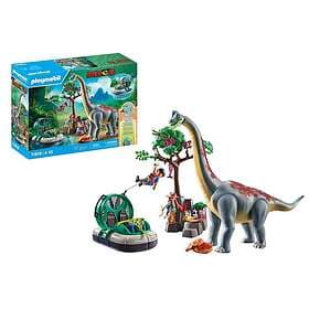 Playmobil Dinos 71819 Brachiosaurus Encounter with Hovercraft