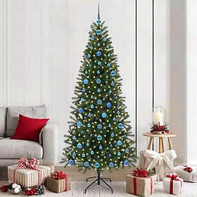 vidaXL Artificial Tree Green 210cm 300 LEDs