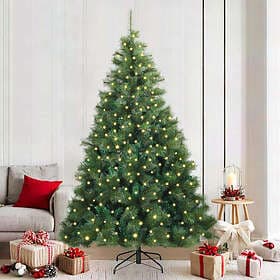 vidaXL Artificial Tree Green 210cm 300 LEDs