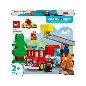LEGO DUPLO 10473 Fire Truck, Fire Hose and Rescuer