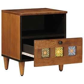 vidaXL 4018230 Nightstand With Drawer 40x33x46cm