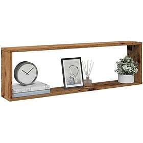 vidaXL Wall Cube Shelves 100x15x30cm (2-pack)