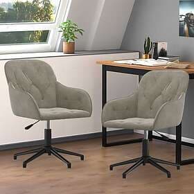 vidaXL Dining Chair Velvet 2-Pack 3415416