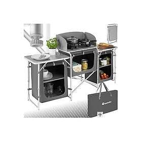 TecTake Camping Kitchen Grey