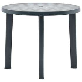 vidaXL Garden Table Green 89 cm Plastic