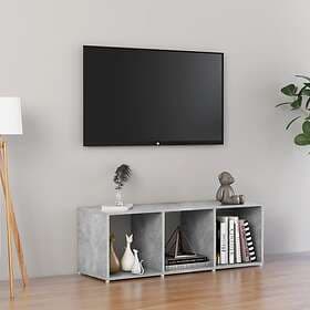 vidaXL TV Cabinet Concrete Grey 107x35x37 cm Chipboard