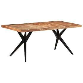 vidaXL Dining Table 180x90x76 cm Solid Acacia Wood