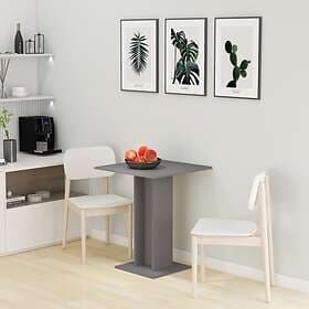 vidaXL Bistro Table Grey 60x60x75 cm Chipboard