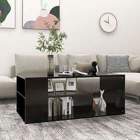 vidaXL Coffee Table Black 100x50x40 cm Chipboard