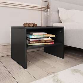 vidaXL Bedside Cabinet Black 40x30x30 cm Chipboard