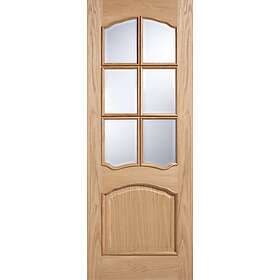 LPD Riviera Solid Core Unfinished RM2S Clear Bevelled Glazing 1981x762mm